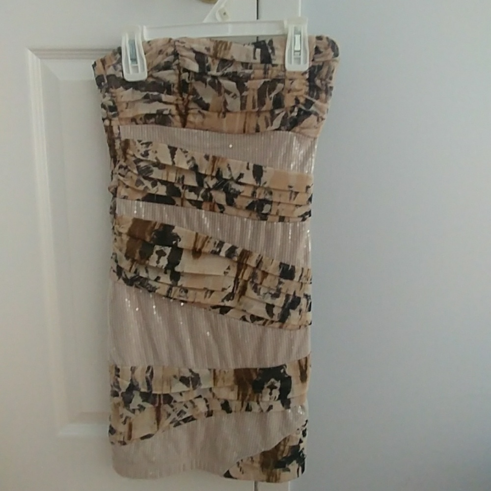 Animal print party dress